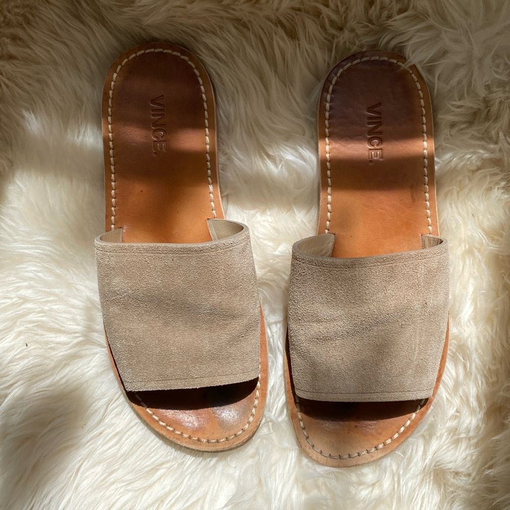 Vince Suede Sandals Size 38